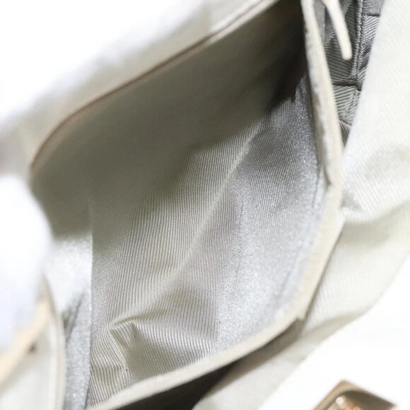 GUCCI GG Canvas Tote Bag Light Blue Gold 002 1099 Auth 113505 - Picture 13 of 16